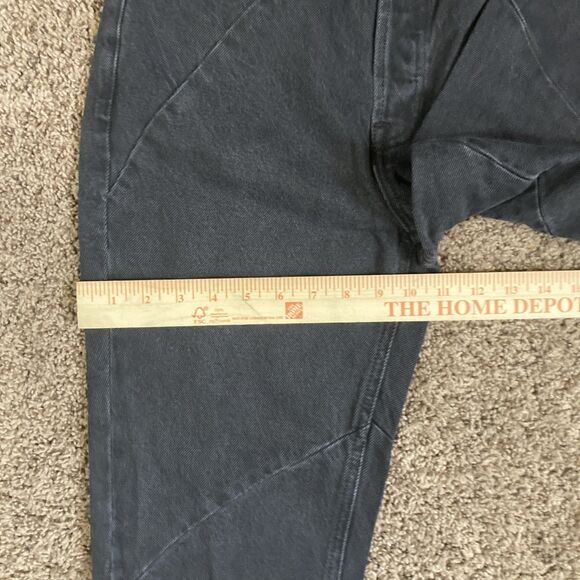 NWT Pacsun Eco Black Wave Panels High Waisted Bootcut Jeans Size 26 - Picture 8 of 15